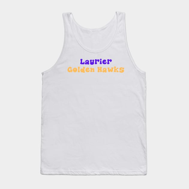 Laurier Golden Hawks Tank Top by stickersbyjori